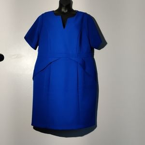 Sapphire Blue Sheath Dress